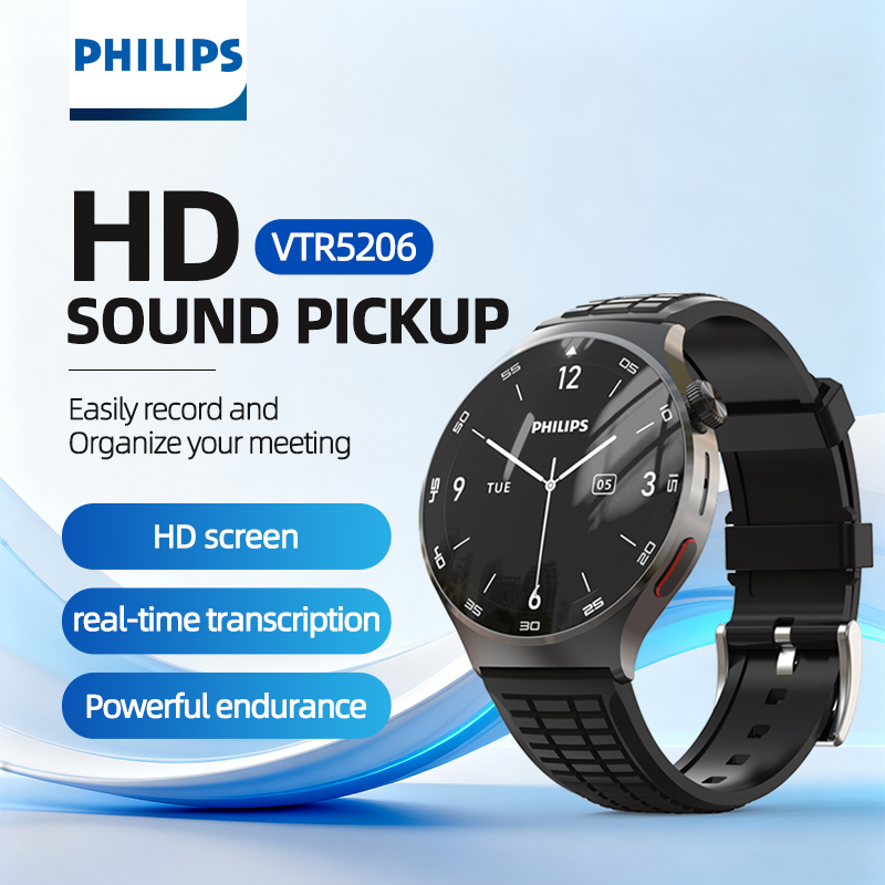 Smartwatch Noise Watches For Men - Montre Enregistreur Vocal PHILIPS VTR5206 pour