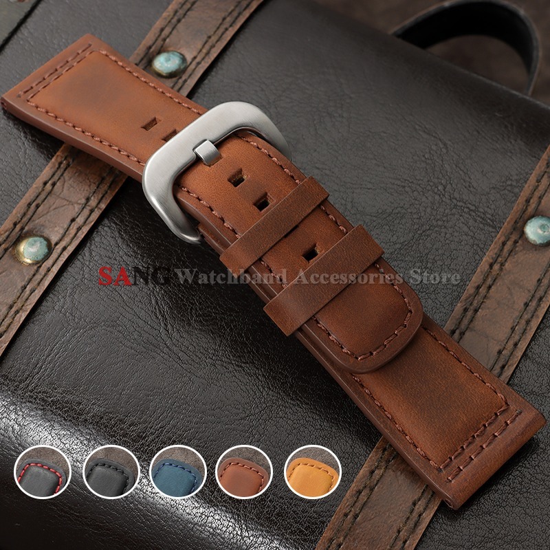 Seiko Watches Smartwatch - Bracelet de montre en cuir vintage
