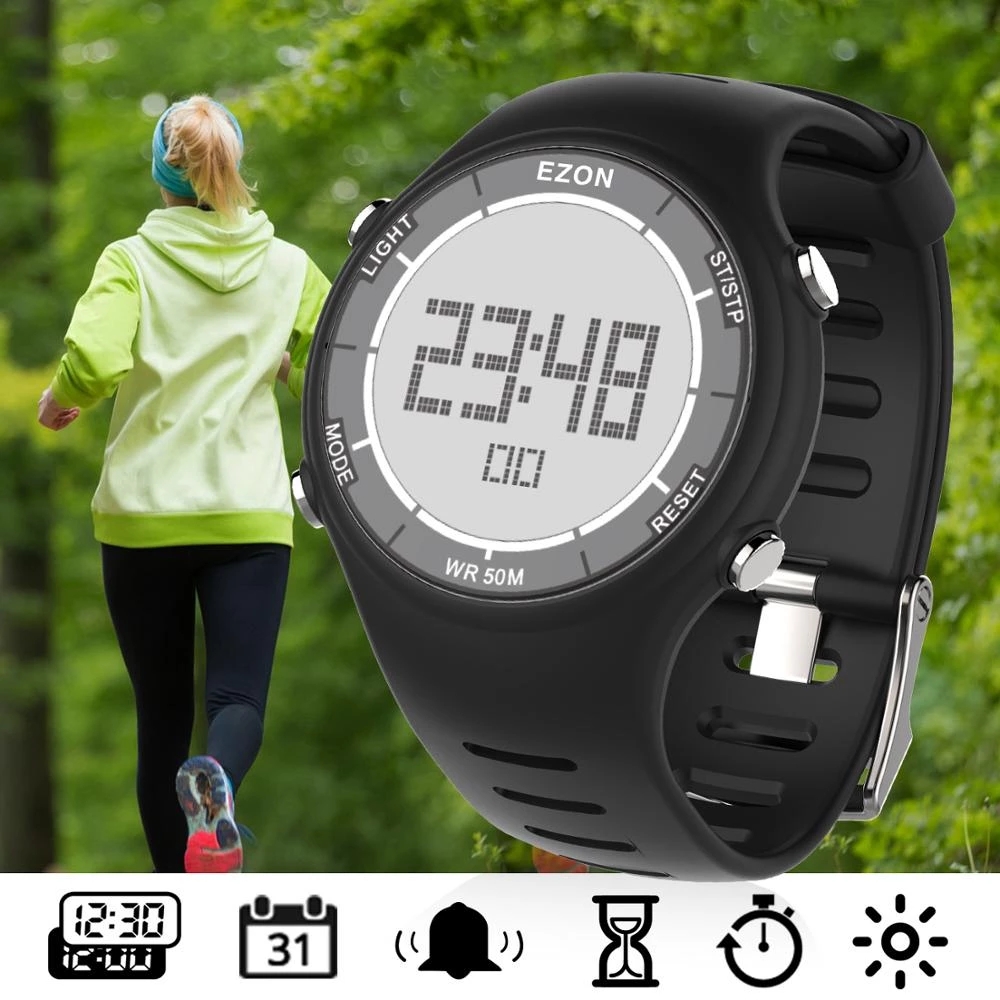Chronograph Sport Watch - EZON nouvelle mode femme montre de