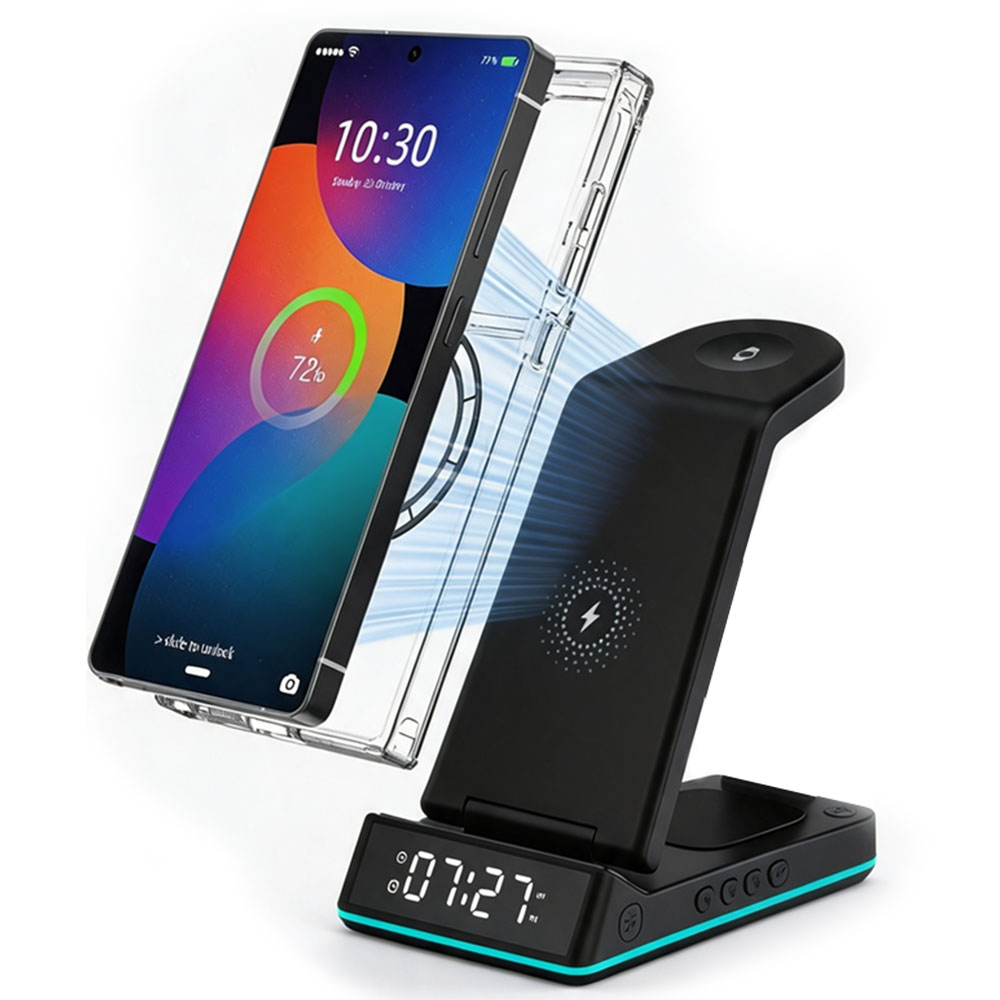 Smartwatch Watches Digital - Support de chargeur sans fil 4-en-1