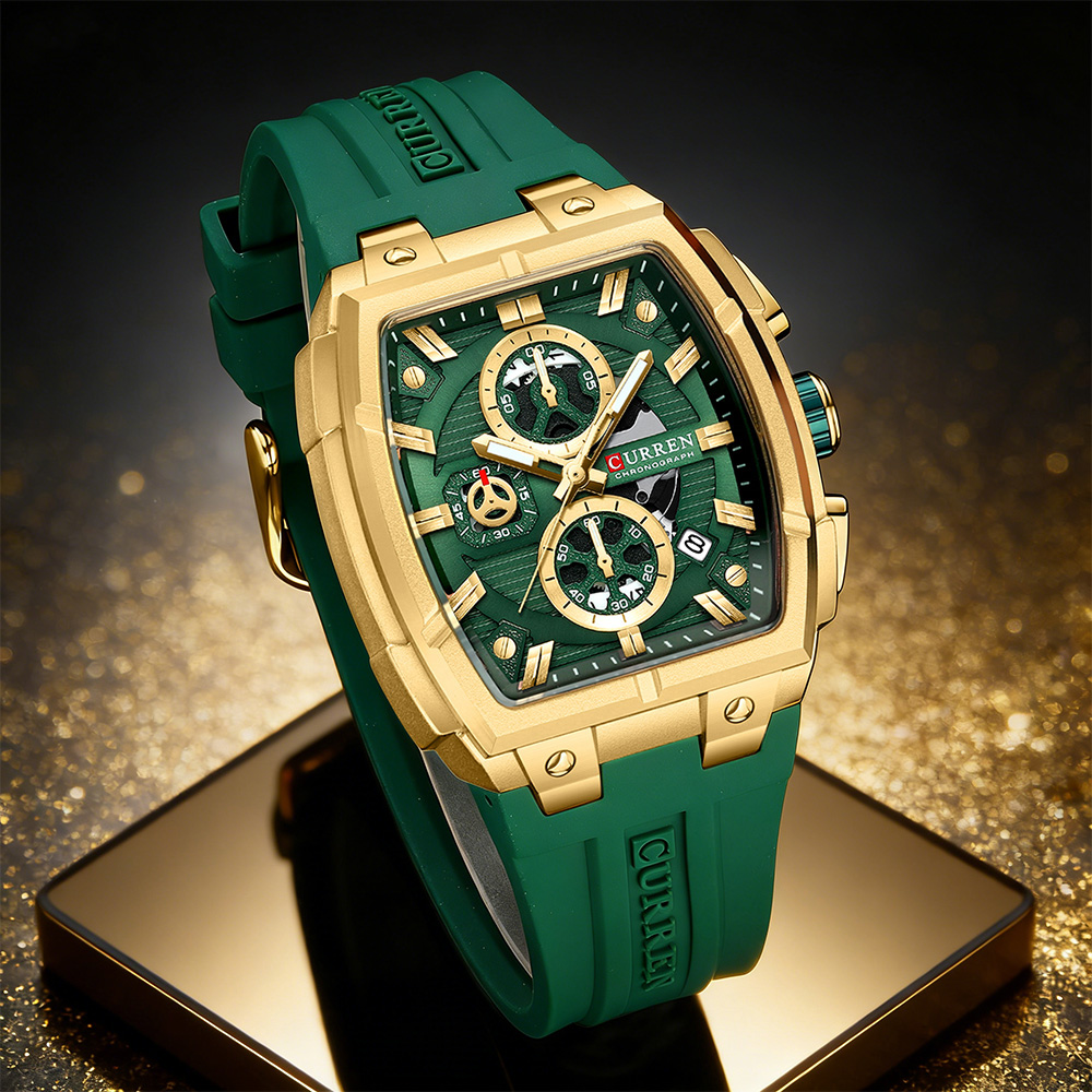 Chronograph Sport Watch - Montre vintage de luxe CURREN pour