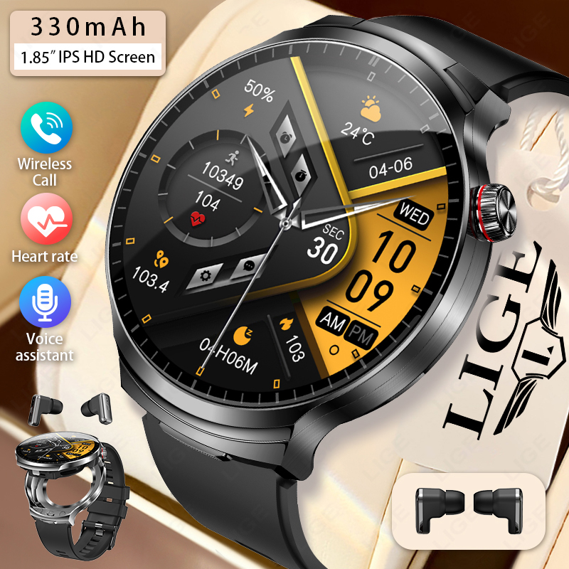 Smartwatch Noise Watches For Men - LIGE 2026 Nouvelle Montre Connectée TWS