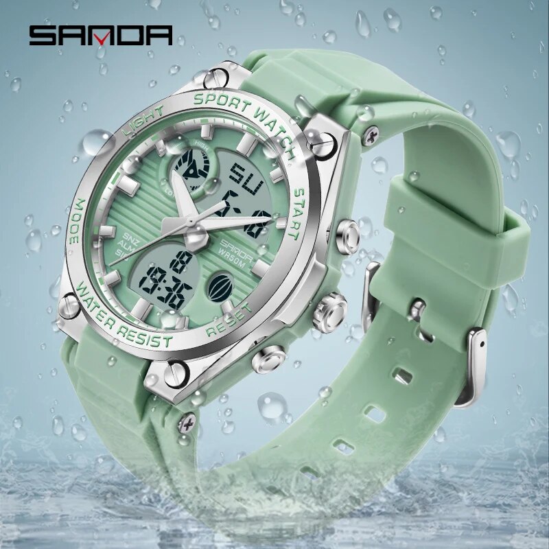 Chronograph Sport Watch - SANDA marque G Style LED montre