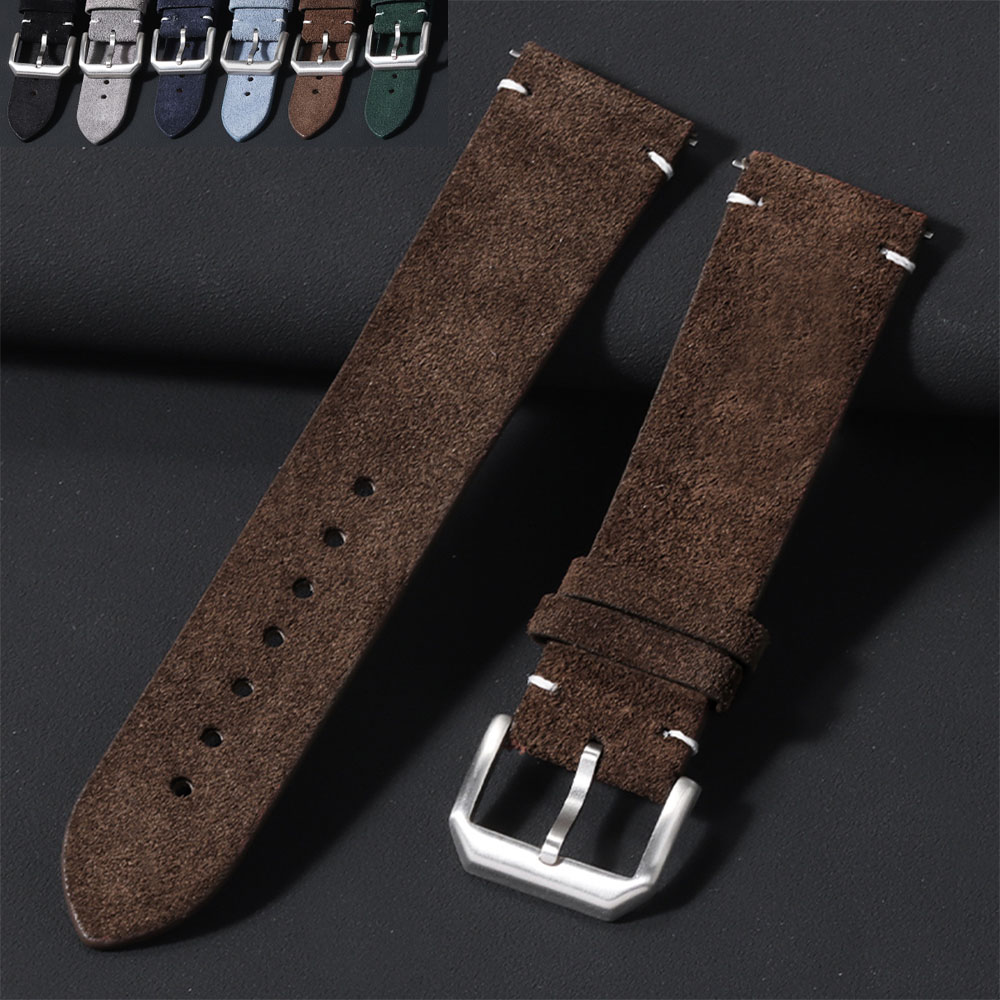 Smartwatch Vintage Watches For Women - Bracelet de montre en cuir suédé