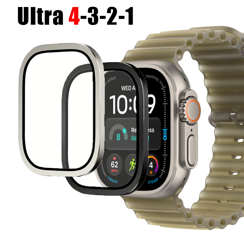 Smartwatch Apple Watches For Men - Coque en alliage d’aluminium + film