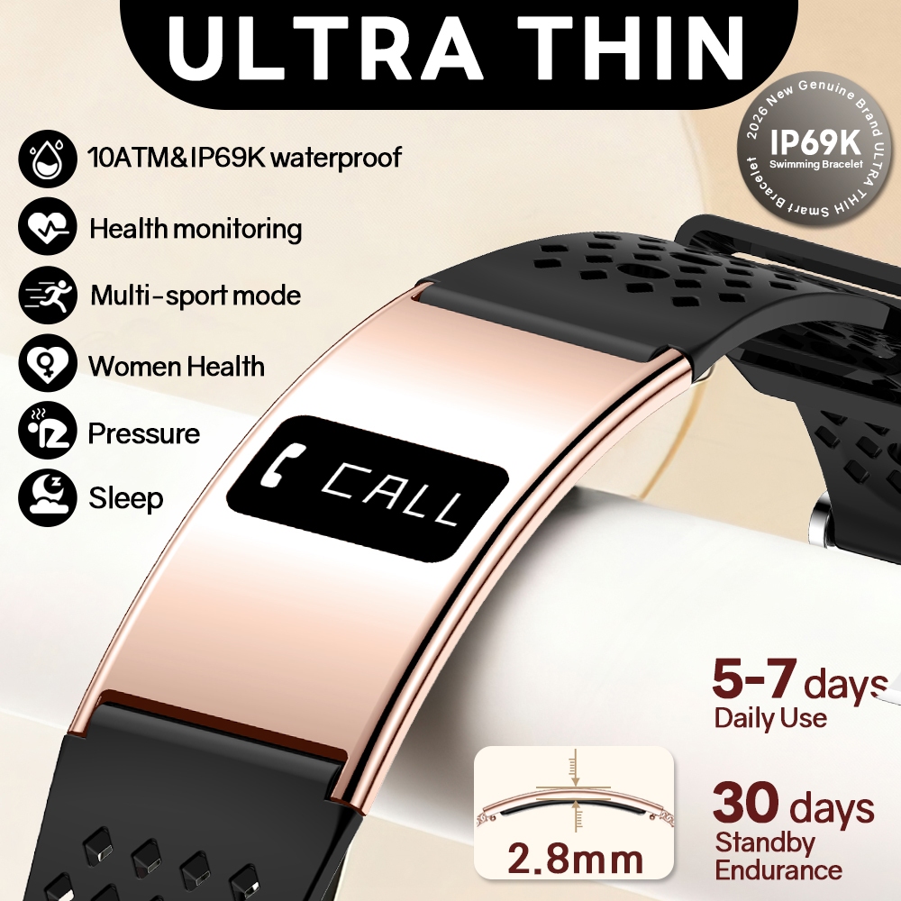 Smartwatch Watches For Men Digital - Bracelet intelligent Ultra-mince femmes hommes fréquence