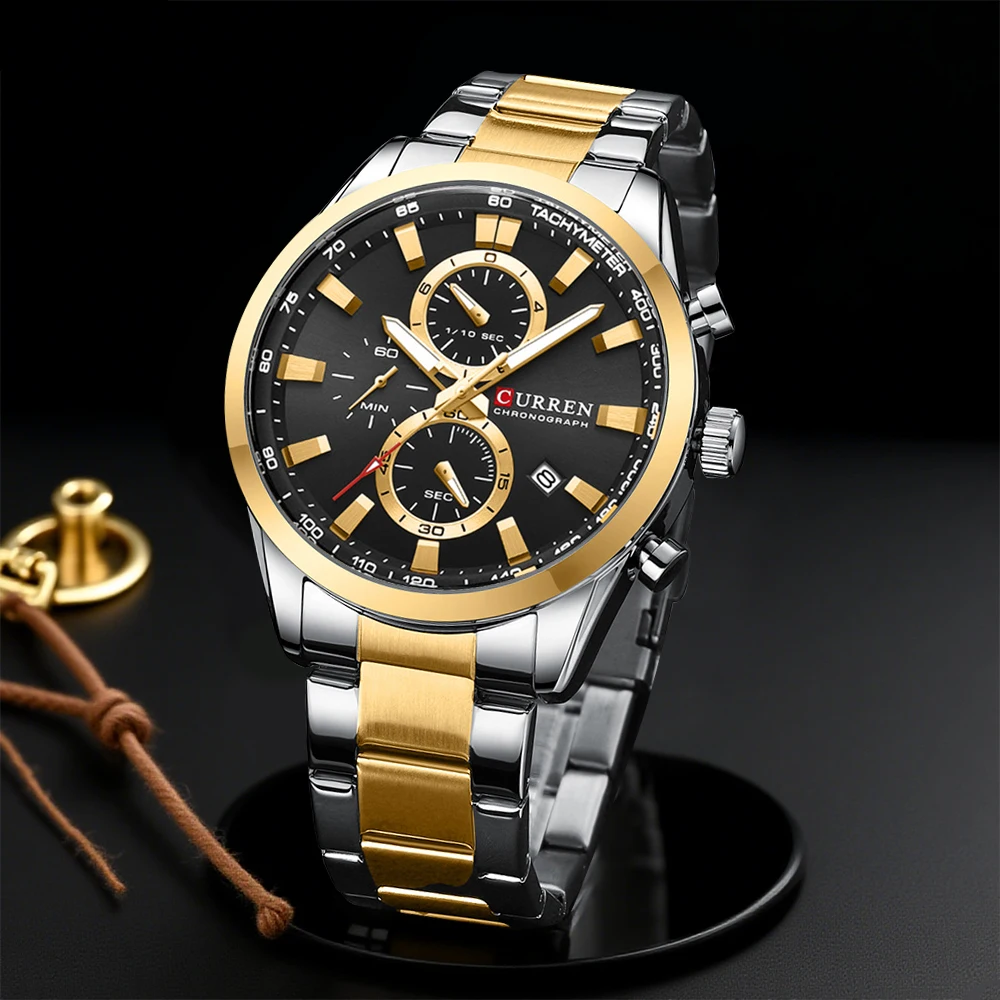 Chronograph Sport Watch - CURREN Casual Quartz Chrono Sport Montres