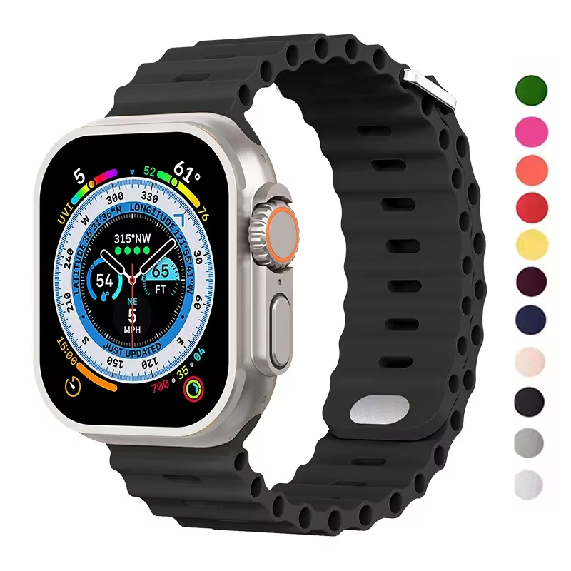Smartwatch Apple Watches For Men - Bracelet en silicone pour Apple Watch,