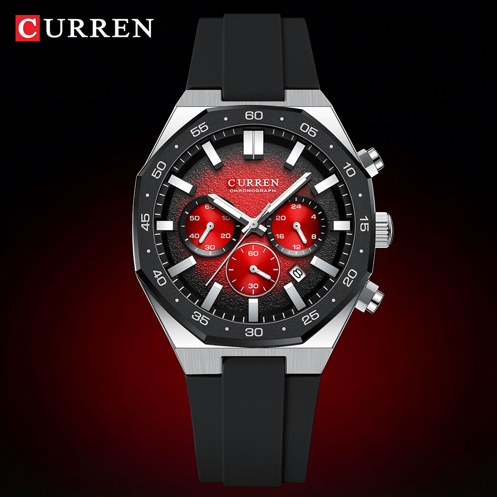 Chronograph Sport Watch - Montre sport pour homme CURREN, mode