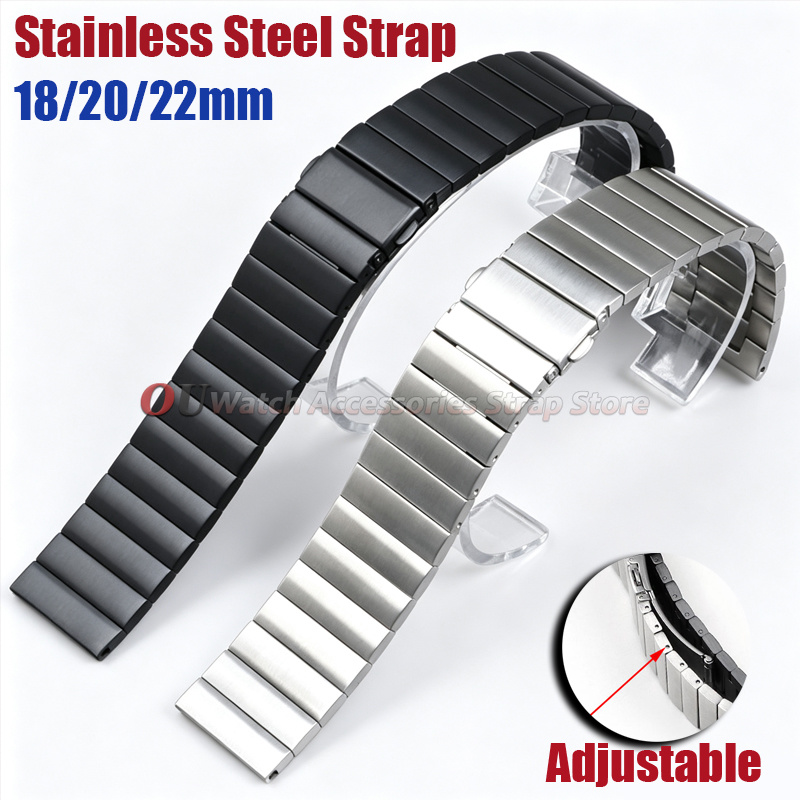 Seiko Watches Smartwatch - Bracelet en acier inoxydable massif 18