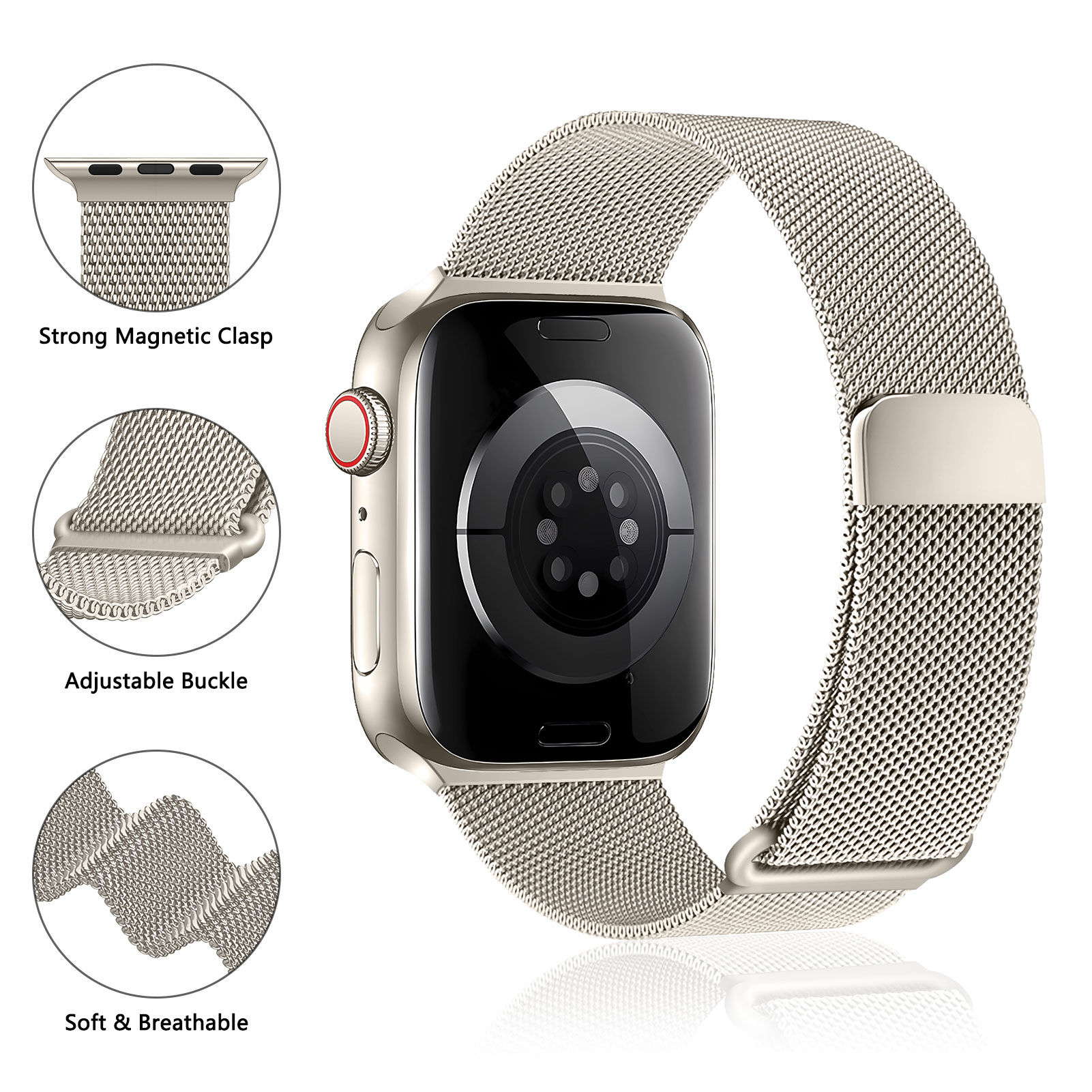 Bracelet milanais pour Bracele - Smartwatch Apple Watches For Men avis et prix