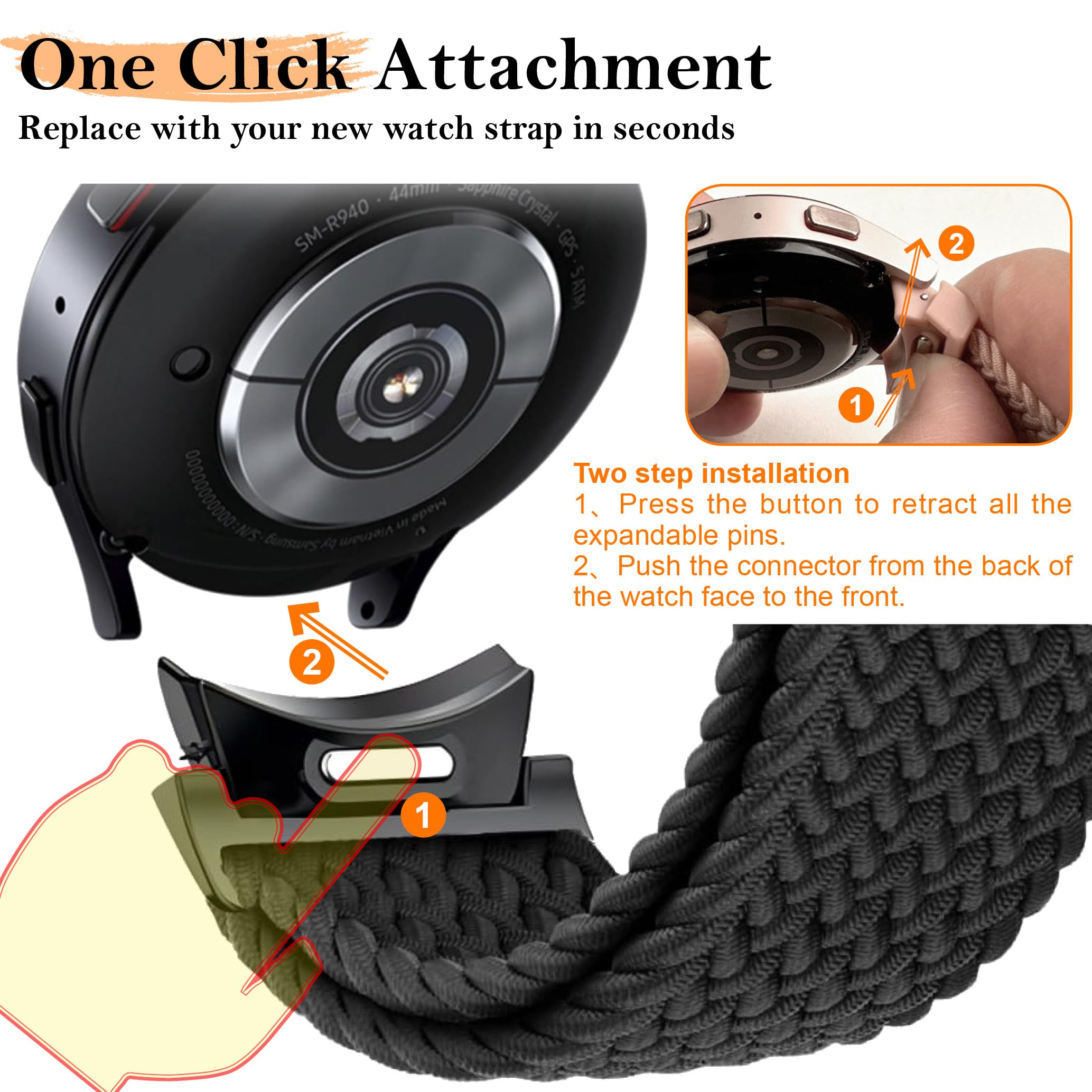 Bracelet sans espaces pour Sam - Smartwatch Samsung Watches For Men avis et prix