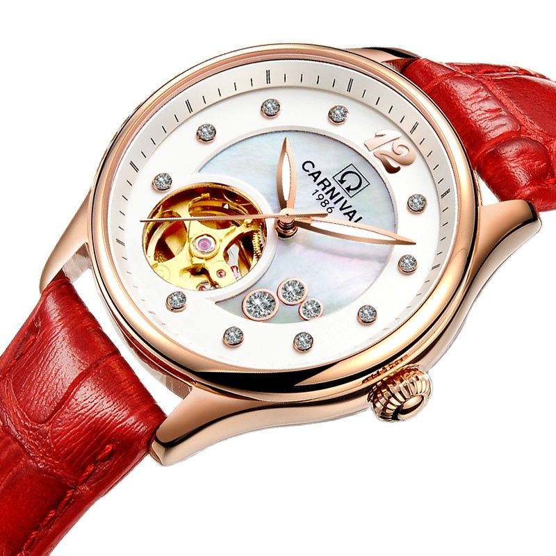 Montre de luxe pour femme CARN - Skeleton Mechanical Watch avis et prix
