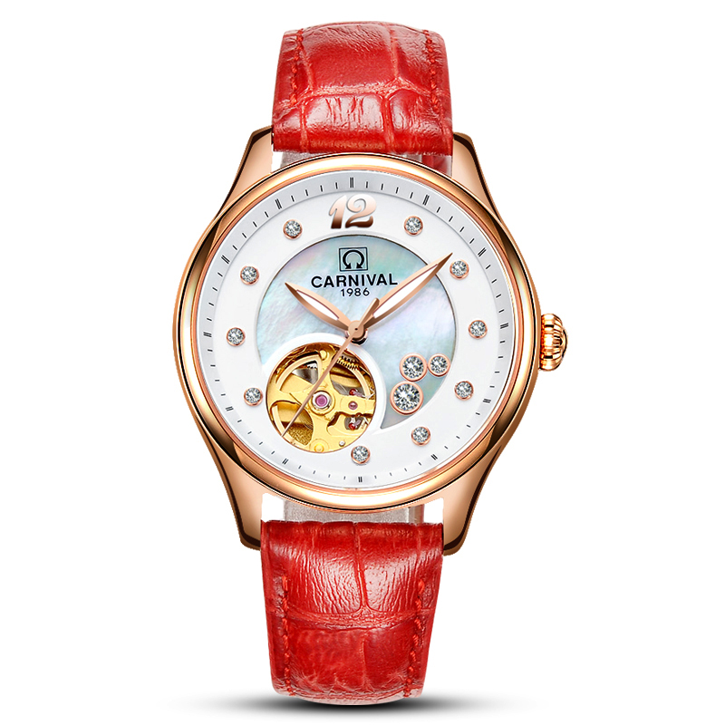 Montre de luxe pour femme CARN - Skeleton Mechanical Watch avis et prix