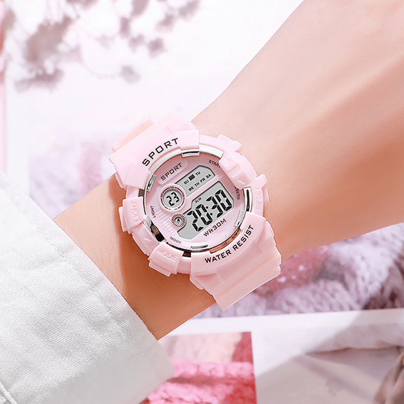 Mode enfants montres lumineux  - Smartwatch Digital Watches For Kid Girl avis et prix