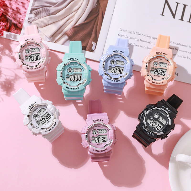Mode enfants montres lumineux  - Smartwatch Digital Watches For Kid Girl avis et prix