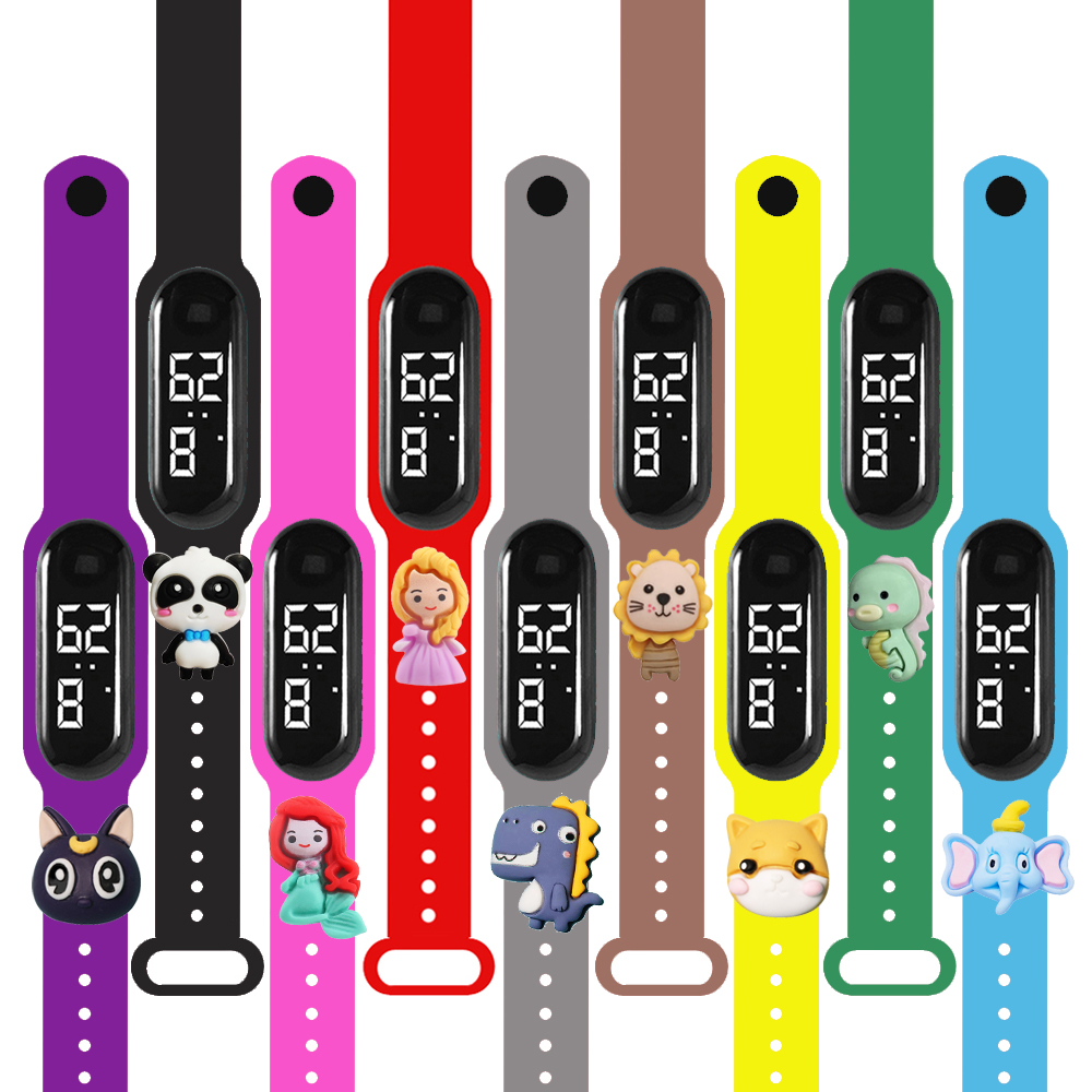 Montre connectée multicolores  - Smartwatch Digital Watches For Kid Girl avis et prix
