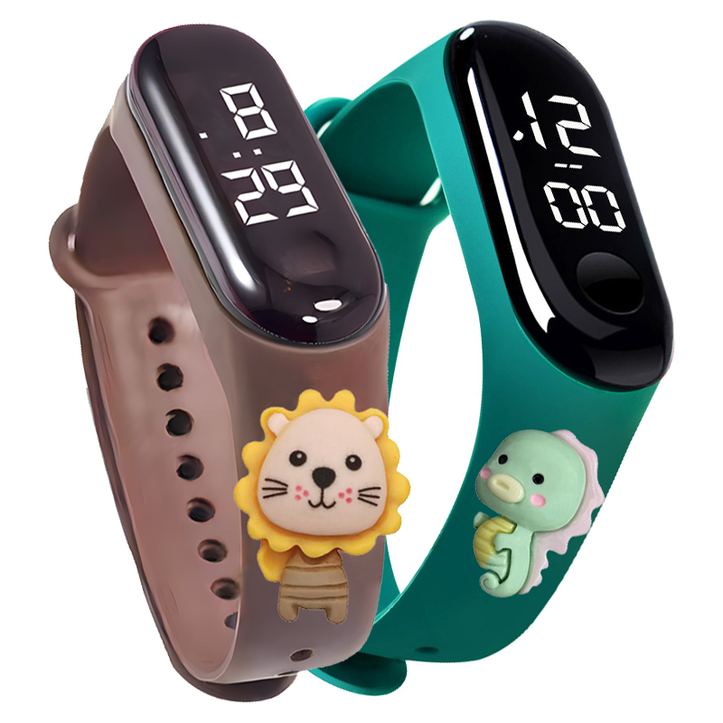 Montre connectée multicolores  - Smartwatch Digital Watches For Kid Girl avis et prix
