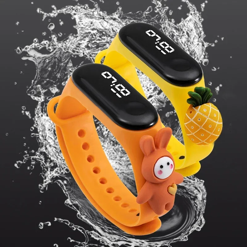 Montre LED tactile intelligent - Smartwatch Digital Watches For Kid Girl avis et prix