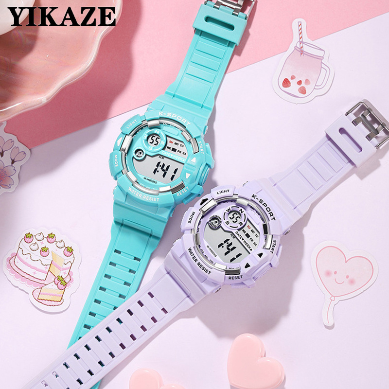 YIKAZE enfants montres mode lu - Smartwatch Digital Watches For Kid Girl avis et prix