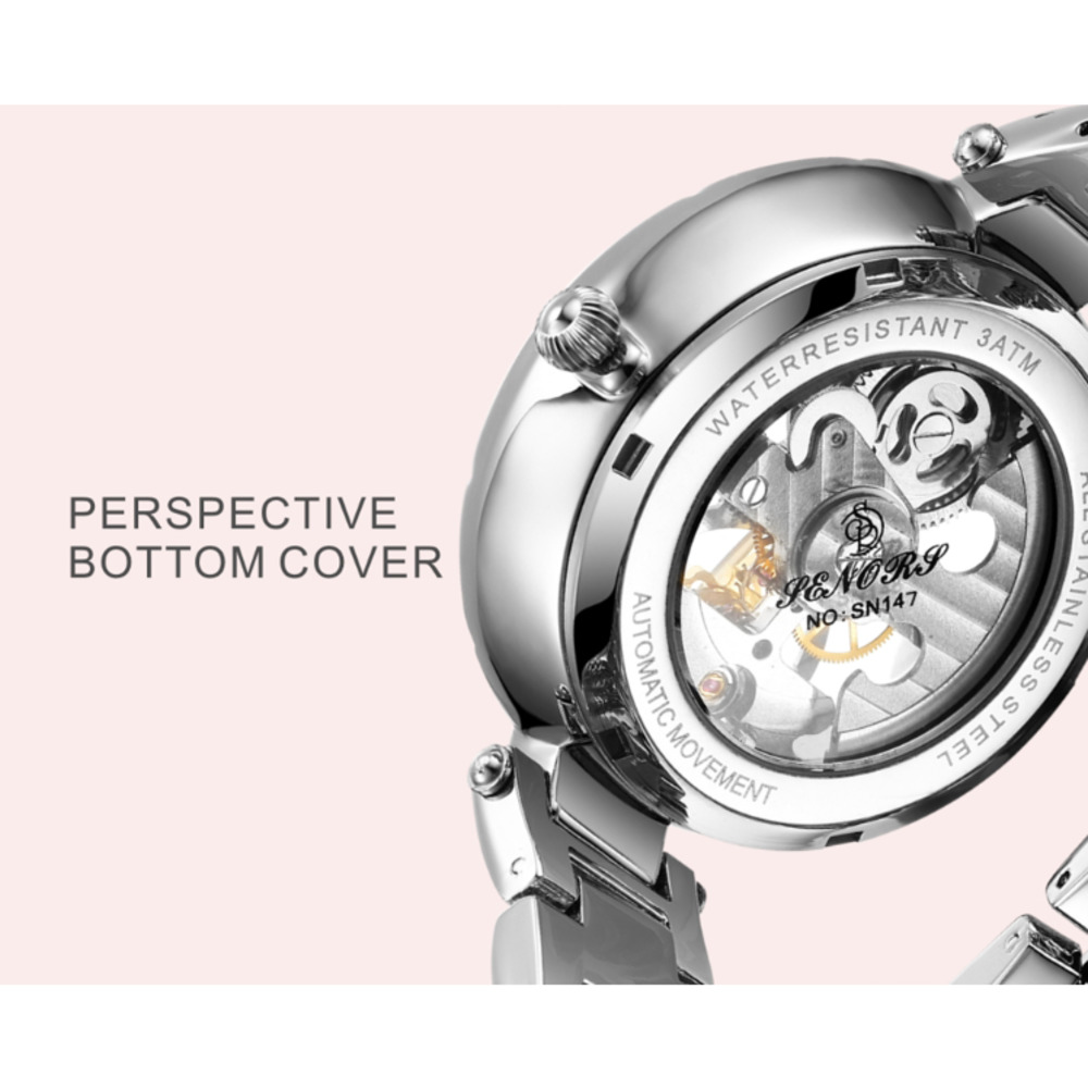 Montres mécaniques Seton Tourb - Skeleton Mechanical Watch avis et prix