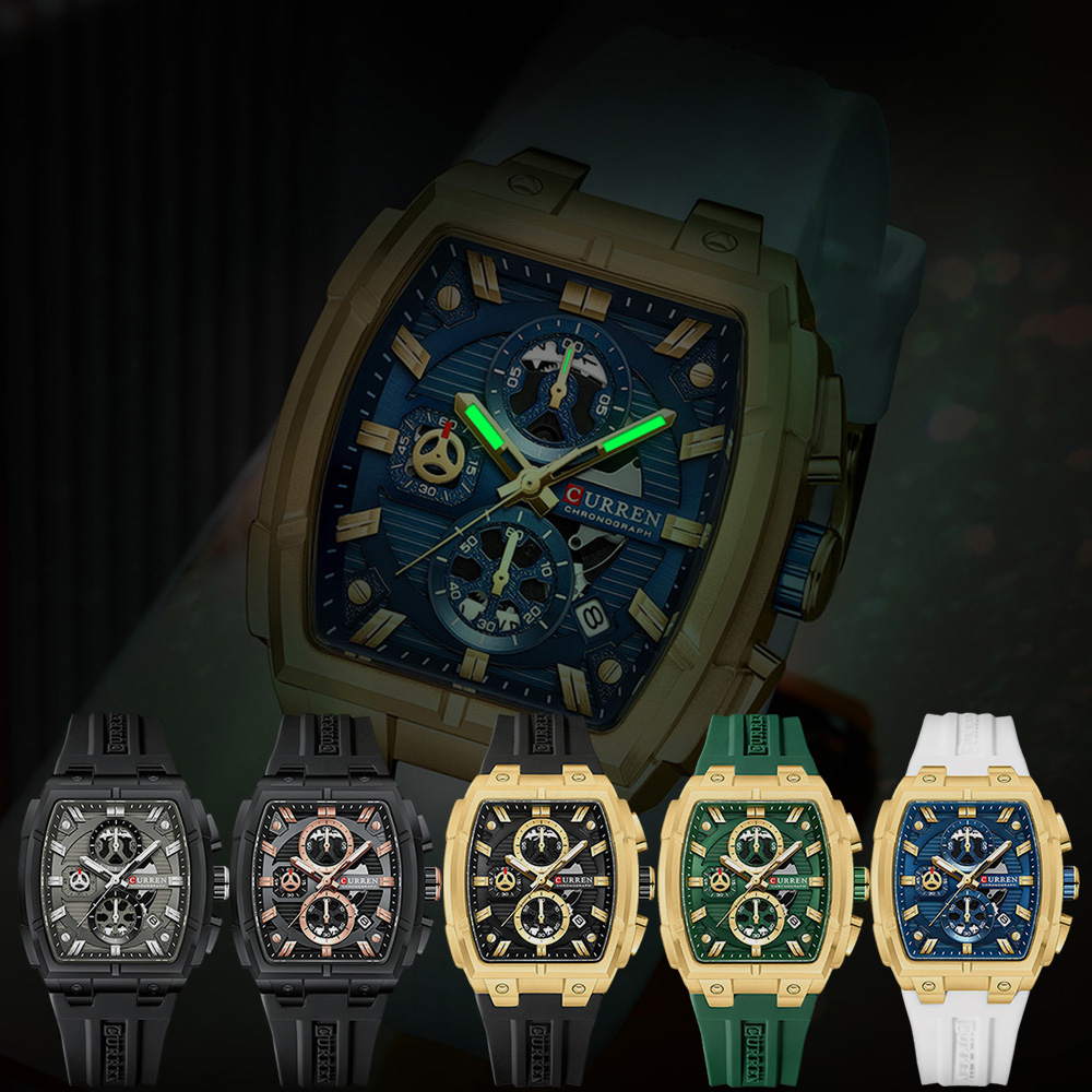Montre vintage de luxe CURREN  - Chronograph Sport Watch avis et prix
