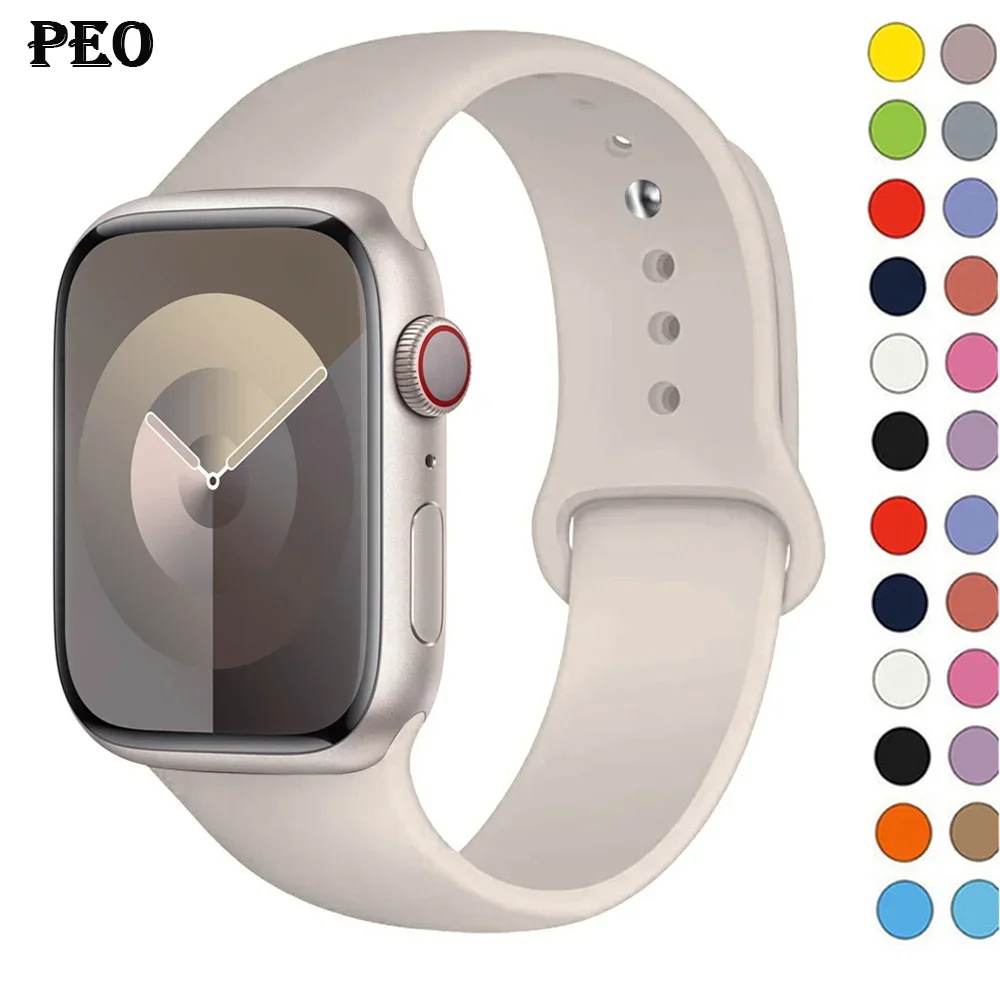 Bracelet en Silicone pour Appl - Smartwatch Apple Watches For Men avis et prix