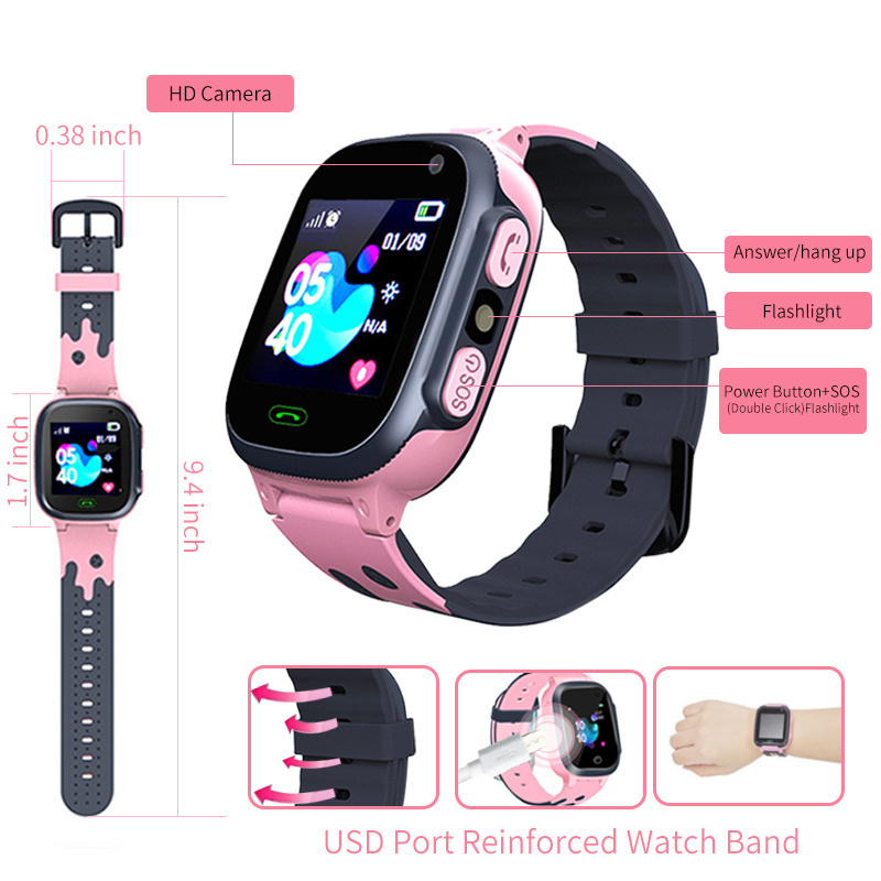 Montre connectée pour enfants, - Smartwatch Digital Watches For Kid Girl avis et prix