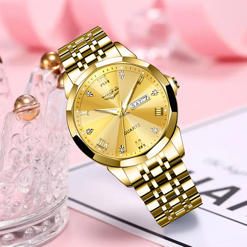 LIGE-Montre de luxe à quartz p - Chronograph Sport Watch avis et prix