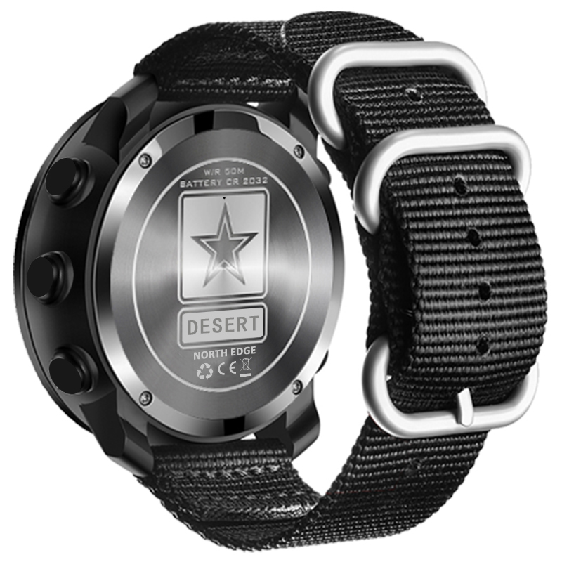 NORTH EDGE DESERT hommes montr - Altimeter Compass Watch avis et prix