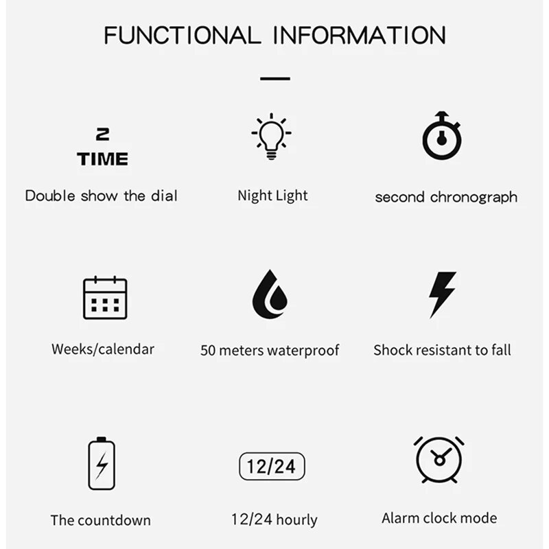 SANDA marque G Style LED montr - Chronograph Sport Watch avis et prix