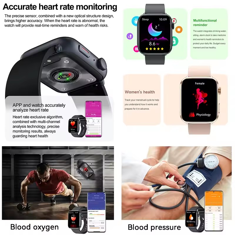 Montre intelligente cadran rép - Smartwatch Watches Brands For Women avis et prix