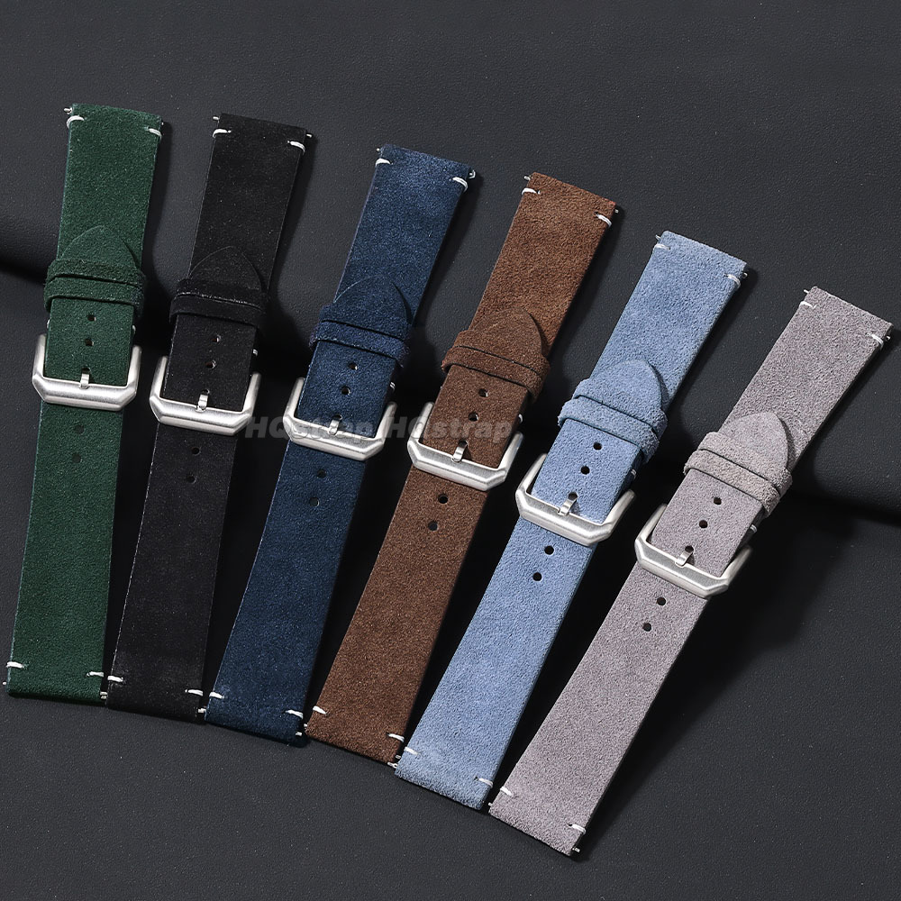 Bracelet de montre en cuir sué - Smartwatch Vintage Watches For Women avis et prix