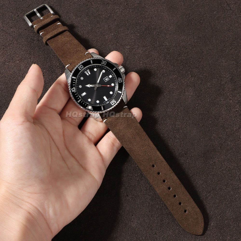 Bracelet de montre en cuir sué - Smartwatch Vintage Watches For Women avis et prix