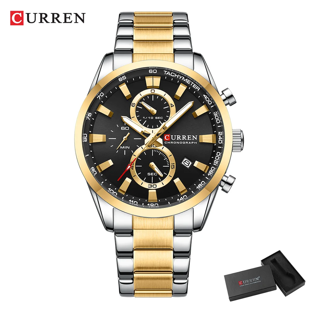CURREN Casual Quartz Chrono Sp - Chronograph Sport Watch avis et prix