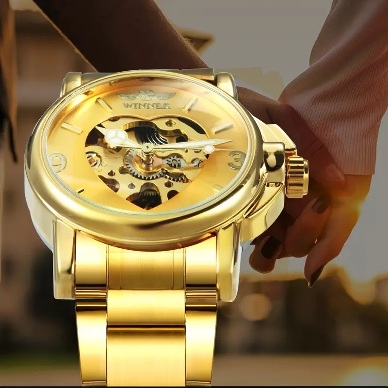 Montre mécanique automatique é - Skeleton Mechanical Watch avis et prix