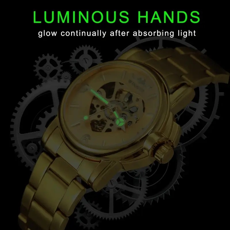 Montre mécanique automatique é - Skeleton Mechanical Watch avis et prix