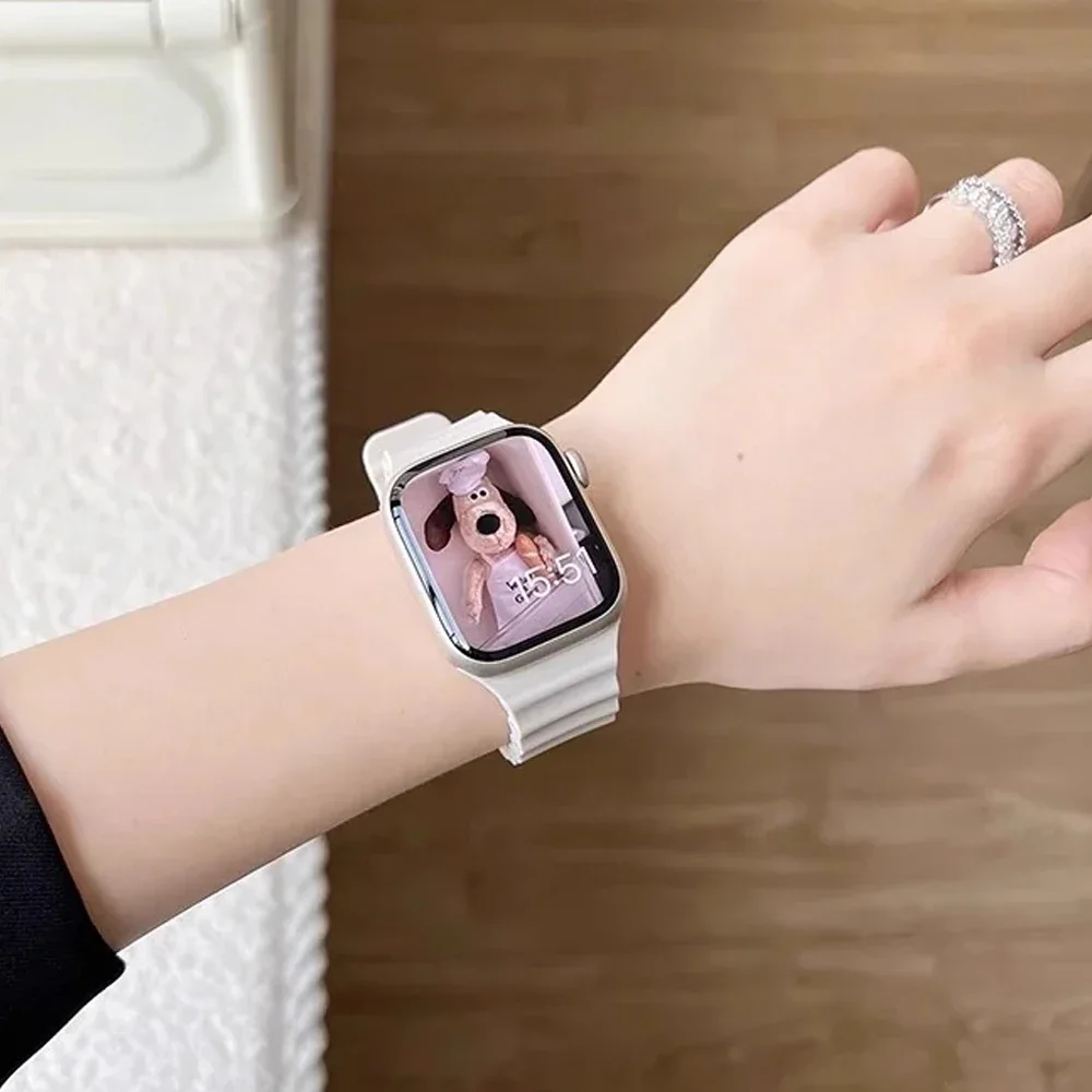 Bracelet en silicone pour Appl - Smartwatch Apple Watches For Men avis et prix