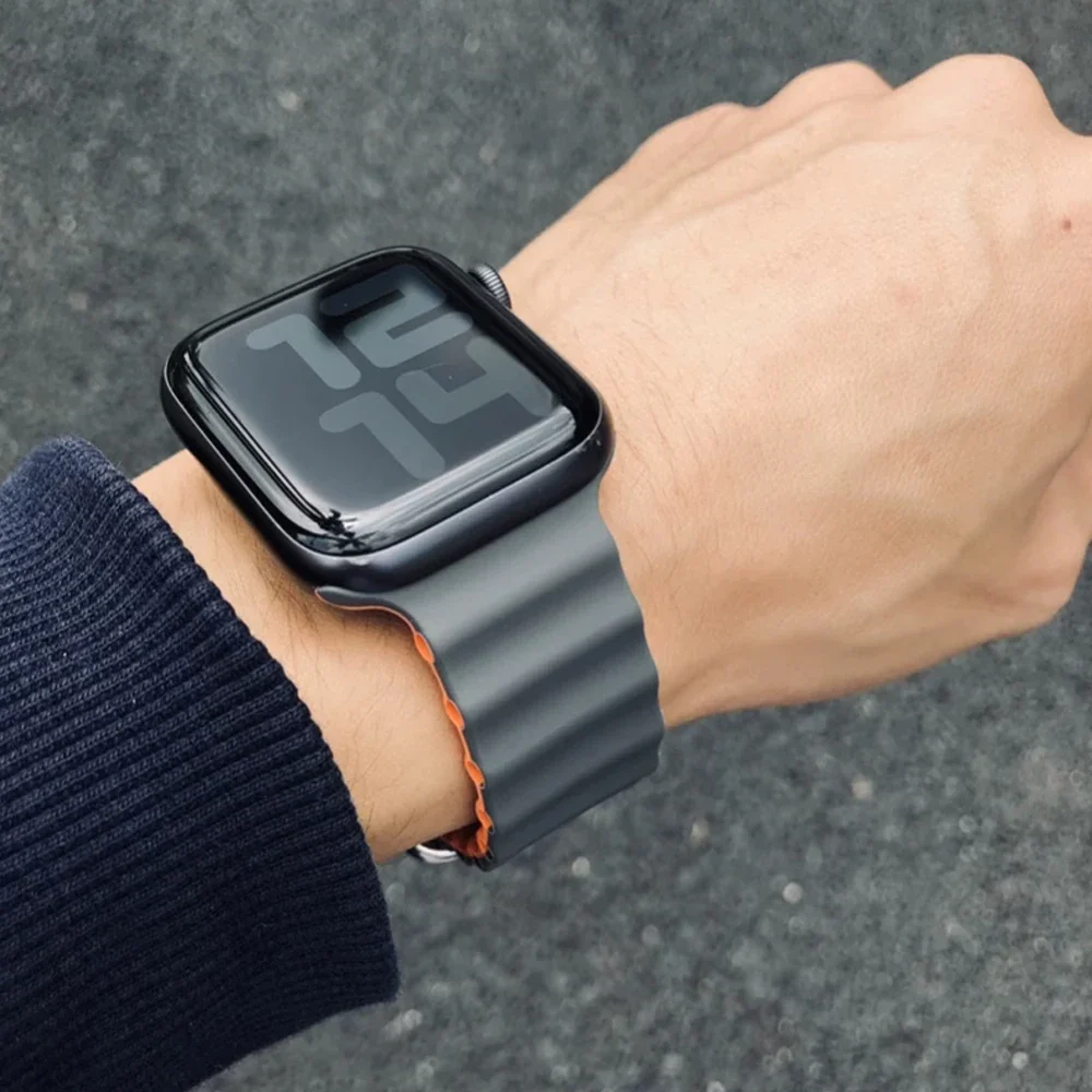 Bracelet en silicone pour Appl - Smartwatch Apple Watches For Men avis et prix