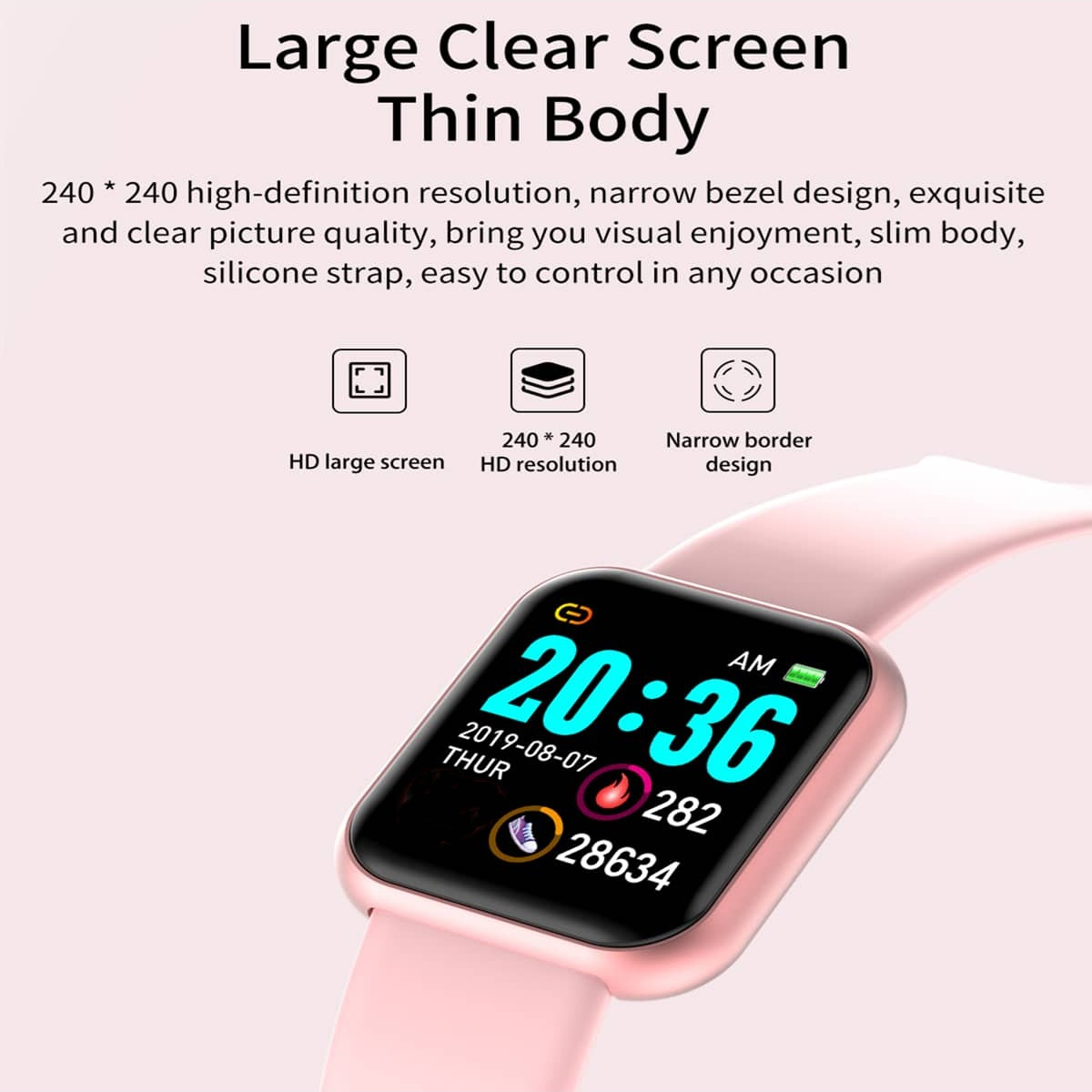 Montres numériques intelligent - Smartwatch Digital Watches For Kid Girl avis et prix