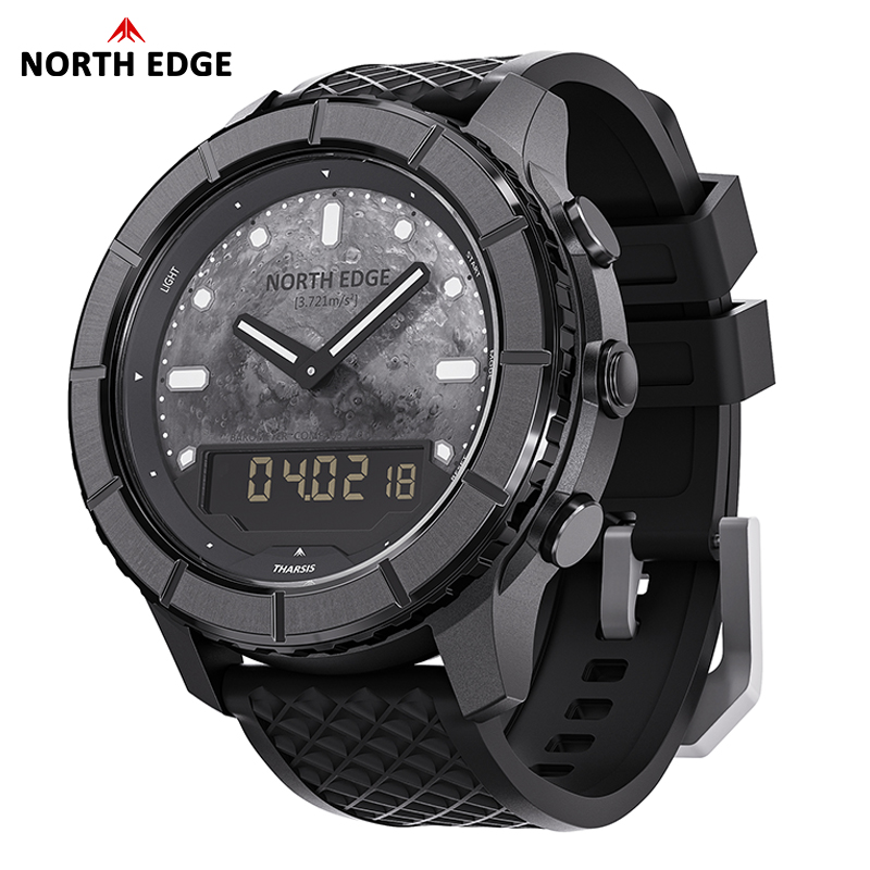 Montre numérique en fibre de c - Altimeter Compass Watch avis et prix