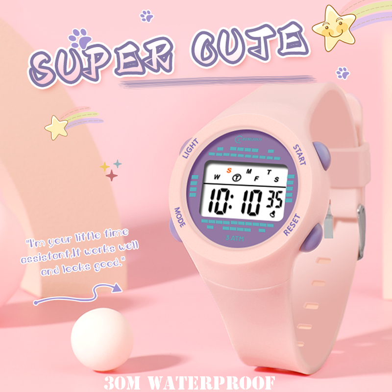 Montre électronique pour enfan - Smartwatch Digital Watches For Kid Girl avis et prix
