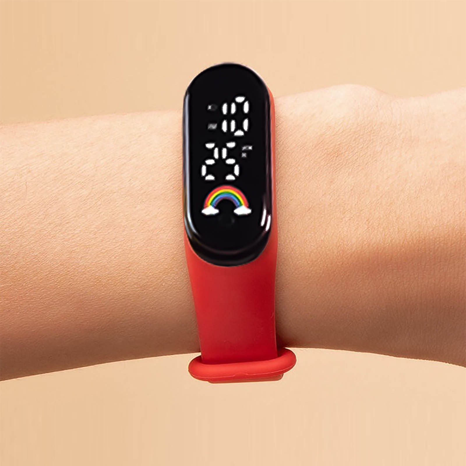 Montre intelligente multicolor - Smartwatch Digital Watches For Kid Girl avis et prix