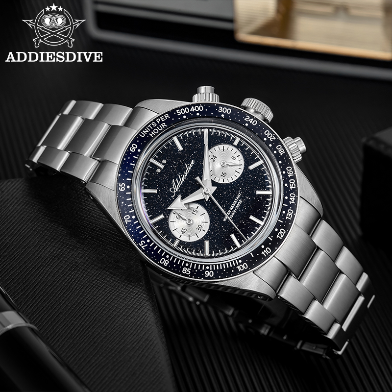 ADDIESDIVE VK64 montres à quar - Watch Crown Pusher avis et prix
