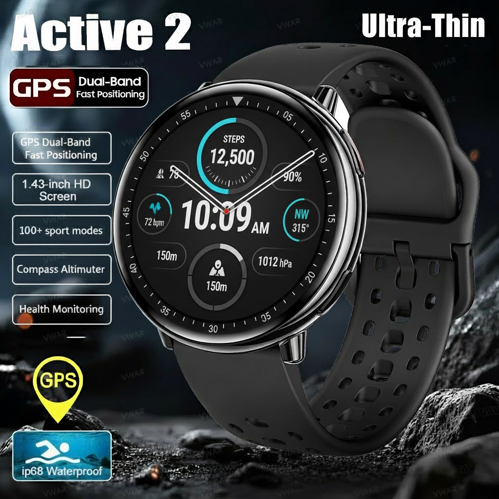 2025New Active 2 montre intell - Smartwatch Samsung Watches For Men avis et prix