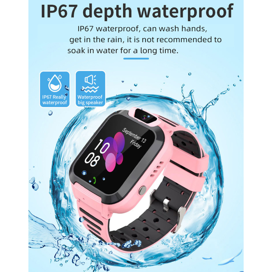 Montre intelligente étanche po - Smartwatch Digital Watches For Kid Girl avis et prix