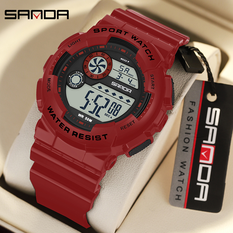 SANDA G style mode femmes Spor - Chronograph Sport Watch avis et prix