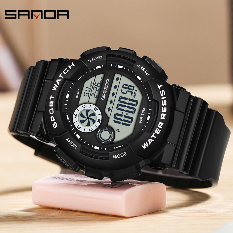 SANDA G style mode femmes Spor - Chronograph Sport Watch avis et prix